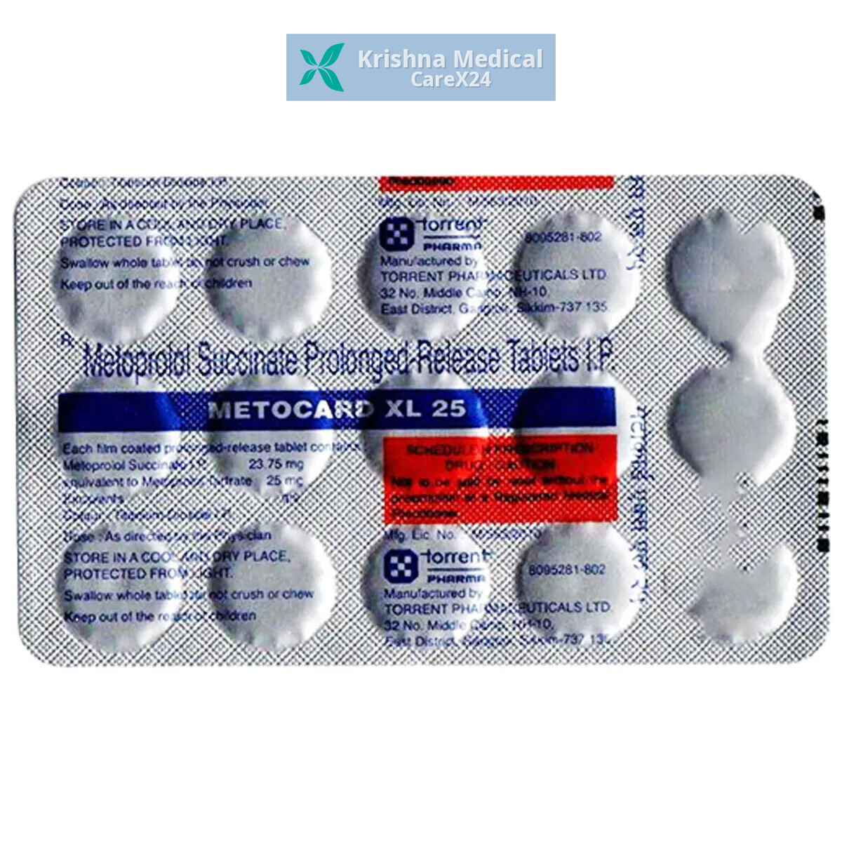 Metocard XL 25 Tablet