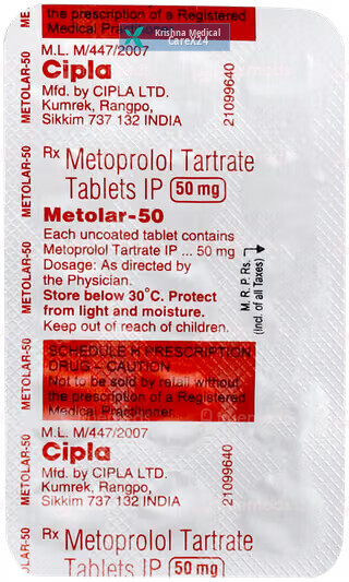 Metolar 50 Tablet