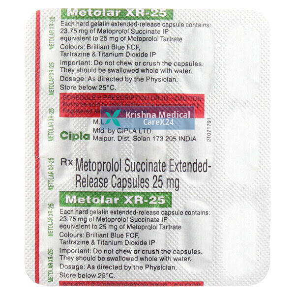 Metolar XR 25 Capsule