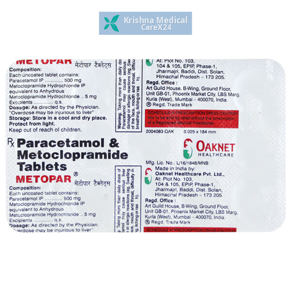 Metopar Tablet