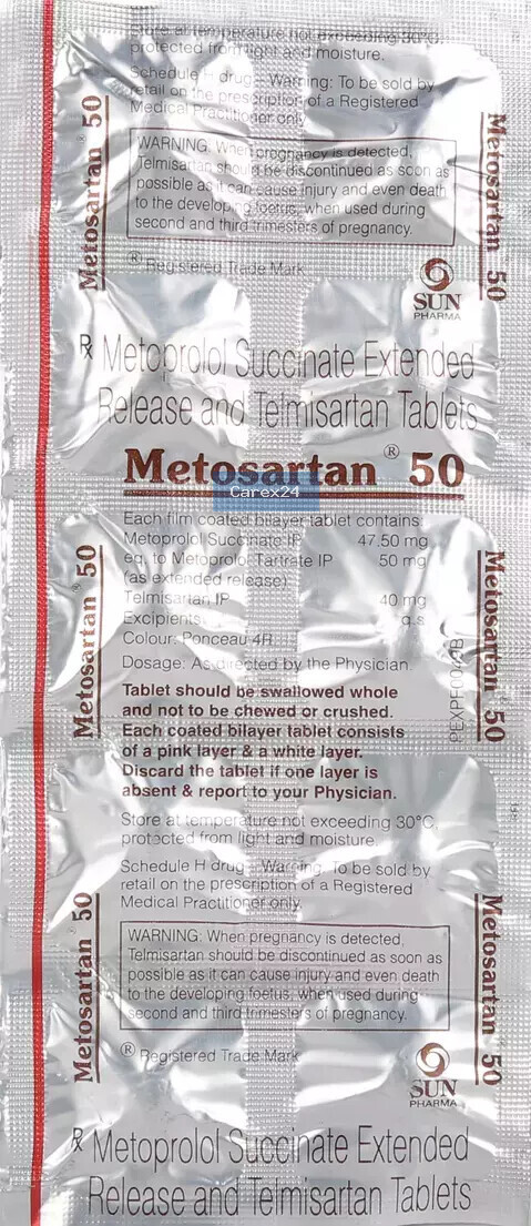 Metosartan 50 Tablet