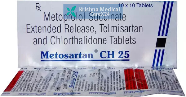 Metosartan CH 25 Tablet