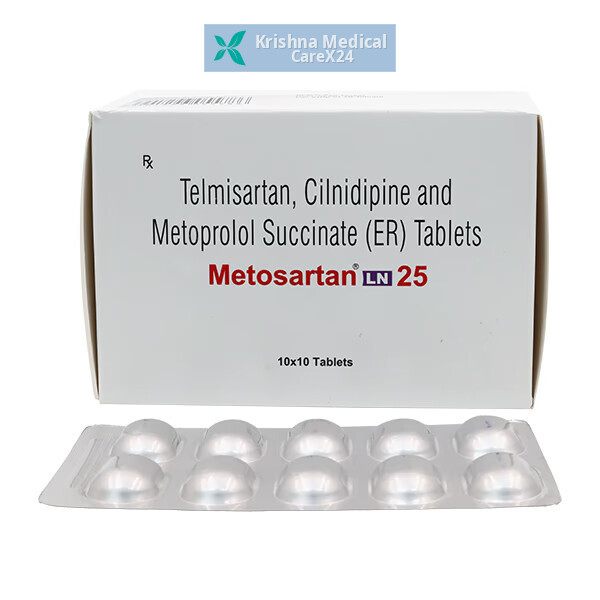 Metosartan LN 25 Tablet