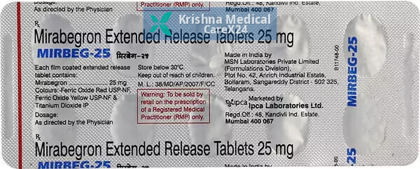 Mirbeg 25 Tablet