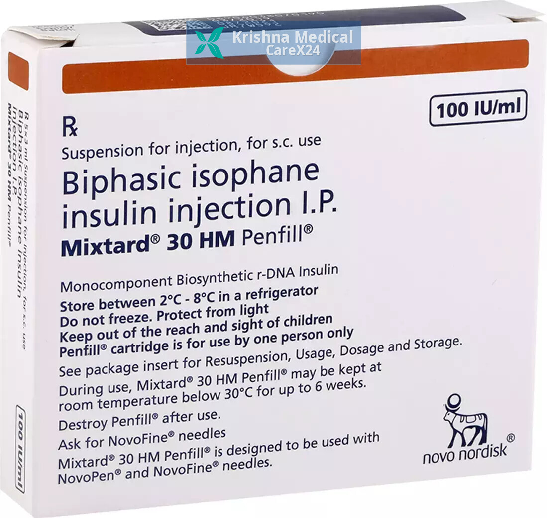Mixtard 30 HM Penfill 100iu/ml Injection