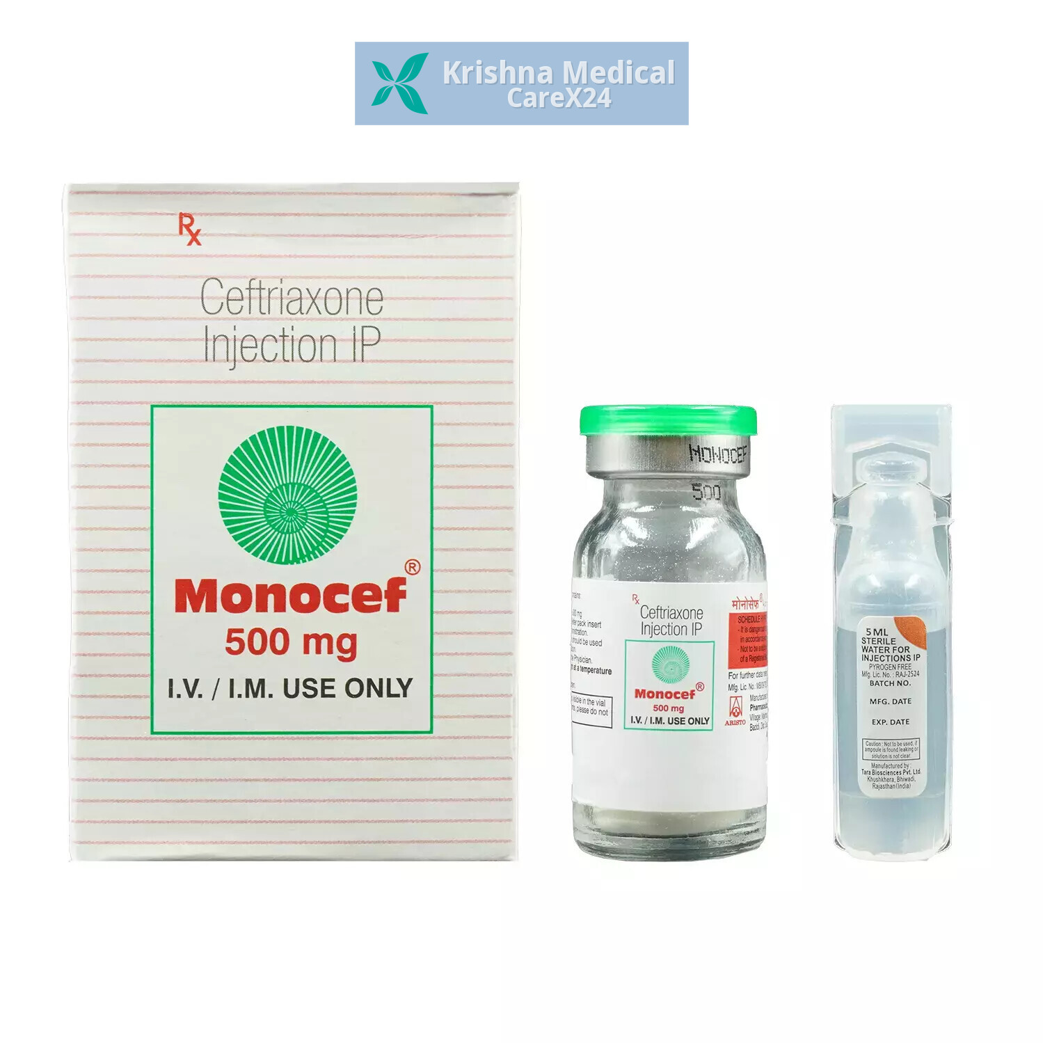 Monocef 500 Injection