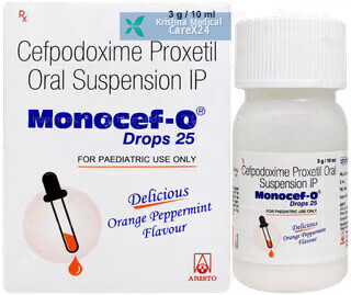 Monocef O 25 Orange Peppermint Drops