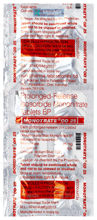 Monotrate OD 25 Tablet