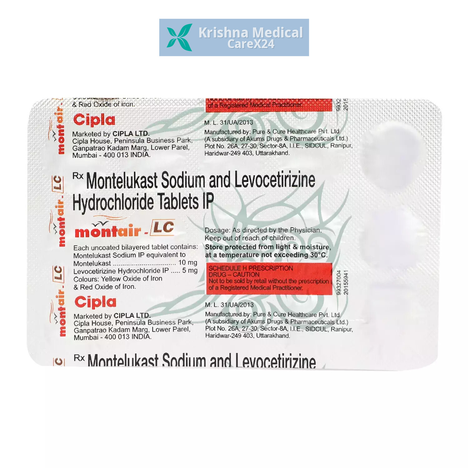 Montair LC Tablet