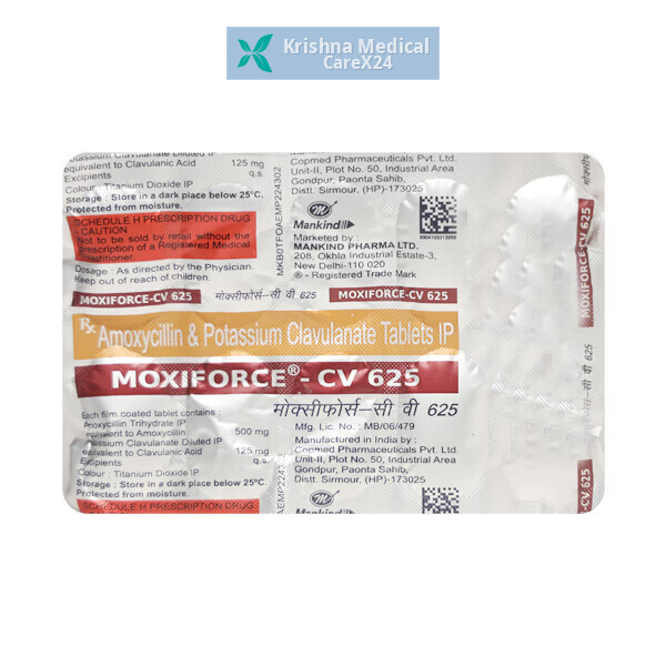 Moxiforce CV 625 Tablet