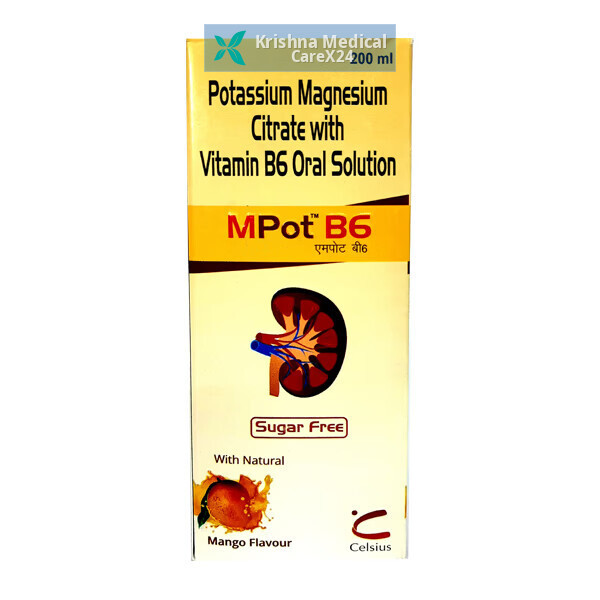 Mpot B6 Solution Sugar Free