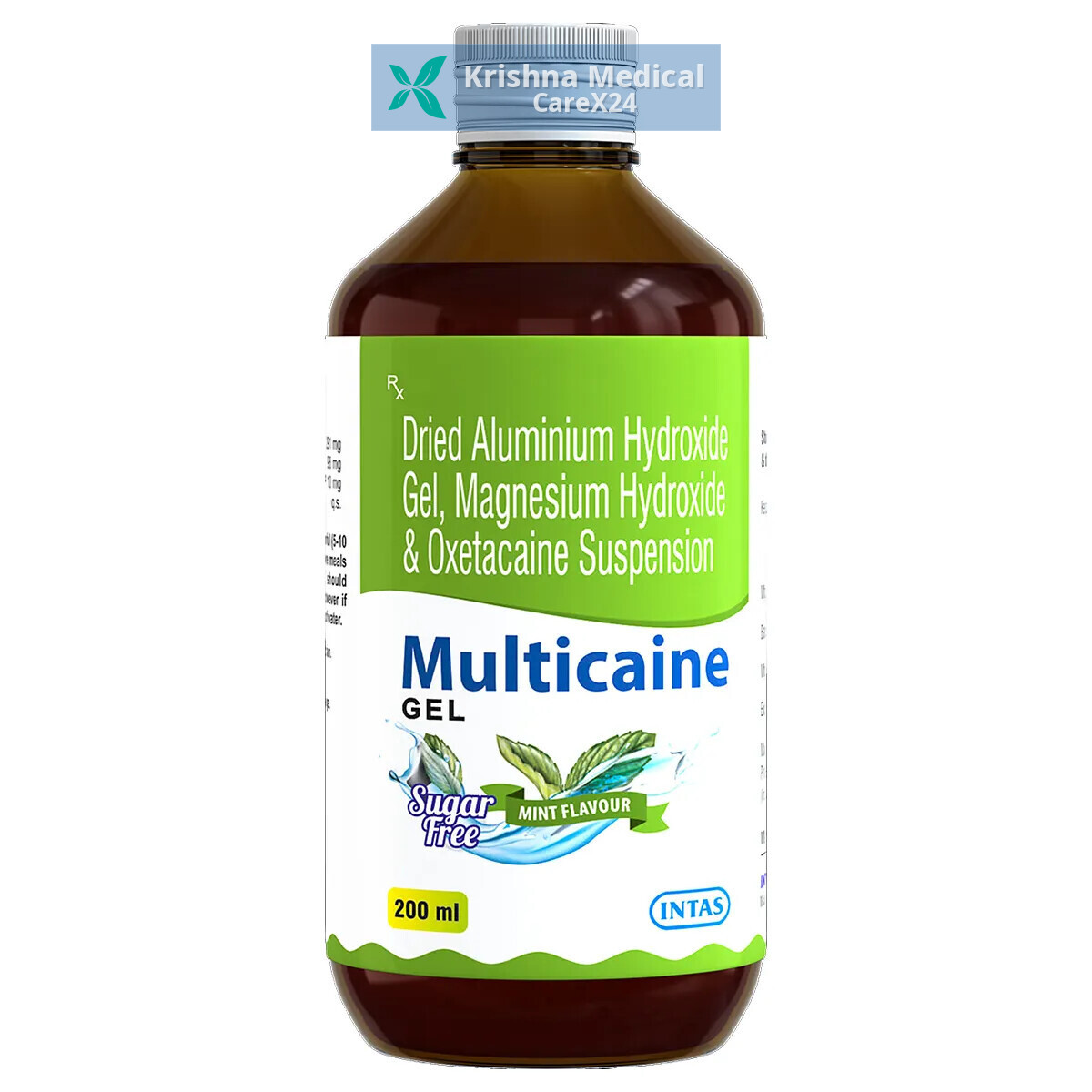 Multicaine Gel Sugar Free Mint Suspension