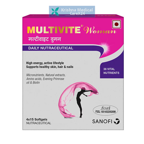 Multivite Woman Health Supplement Softgel