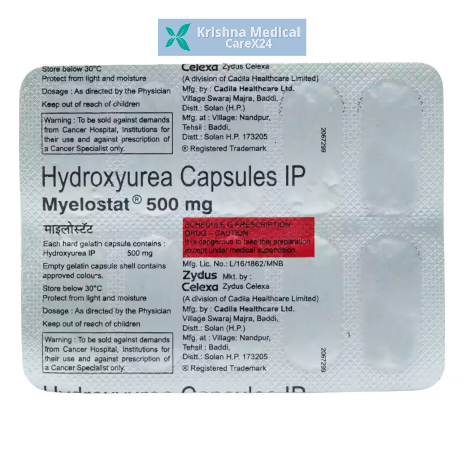Myelostat 500 Capsule