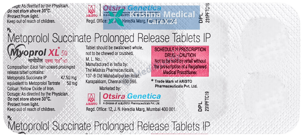 Myoprol XL 50 Tablet