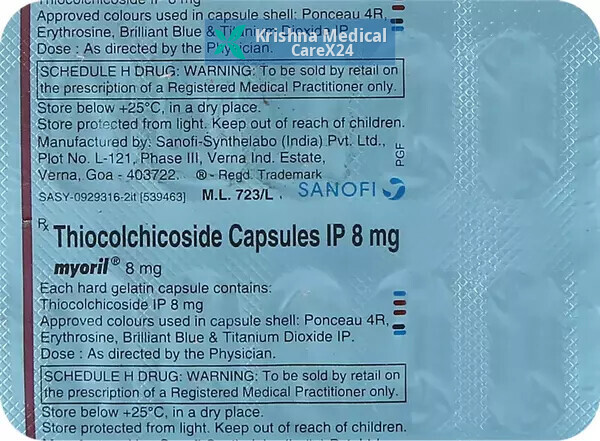 Myoril 8 Capsule