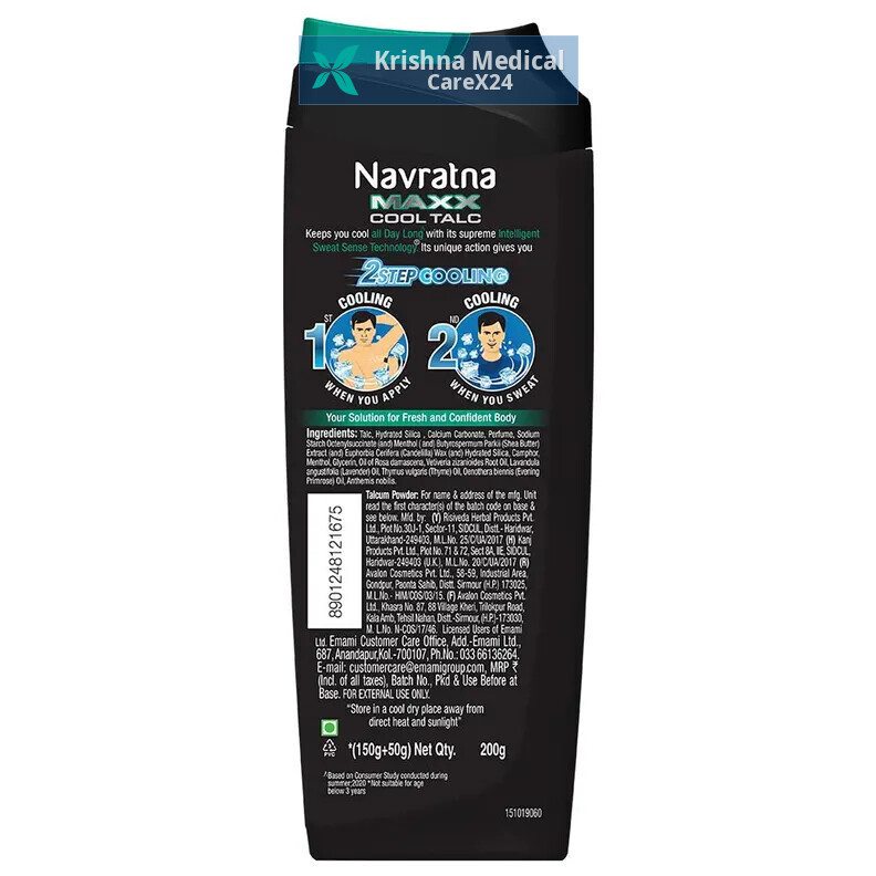 Navratna Maxx Cool Talc