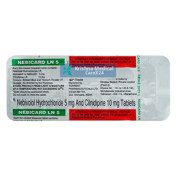 Nebicard LN 5 Tablet