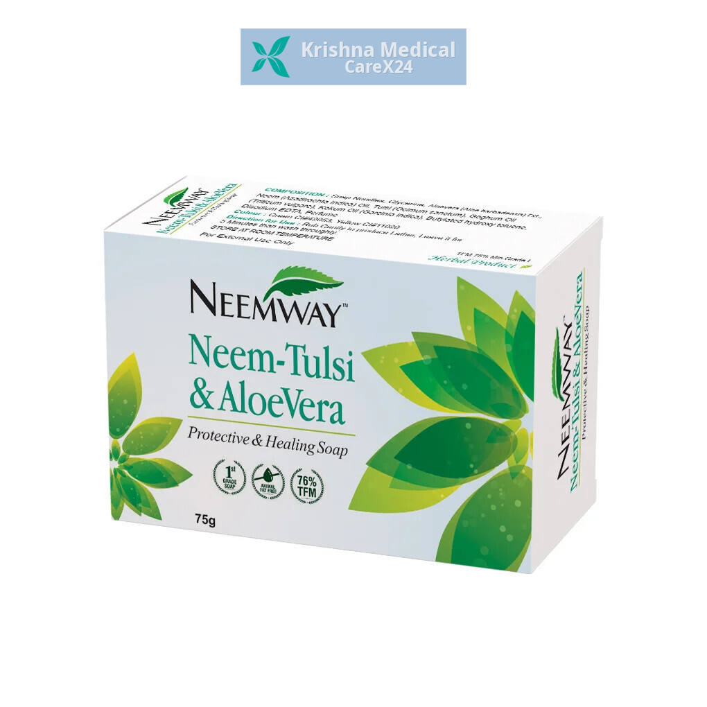 Neemway Neem Tulsi And Aloevera Soap