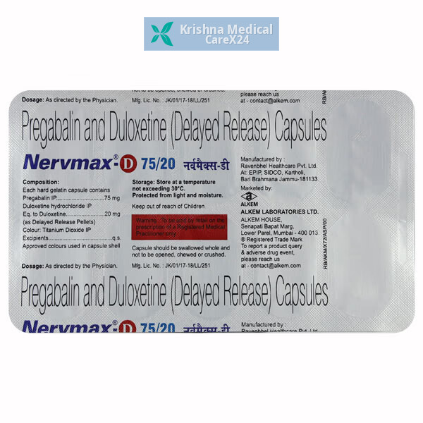 Nervmax D 75/20 Capsule