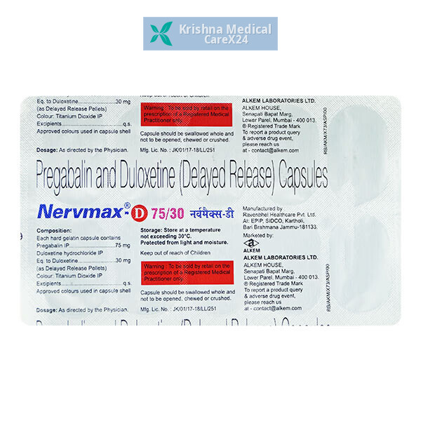 Nervmax-D 75/30 Capsule