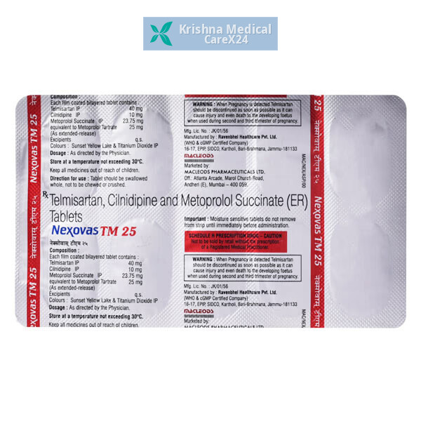 Nexovas TM 25 Tablet
