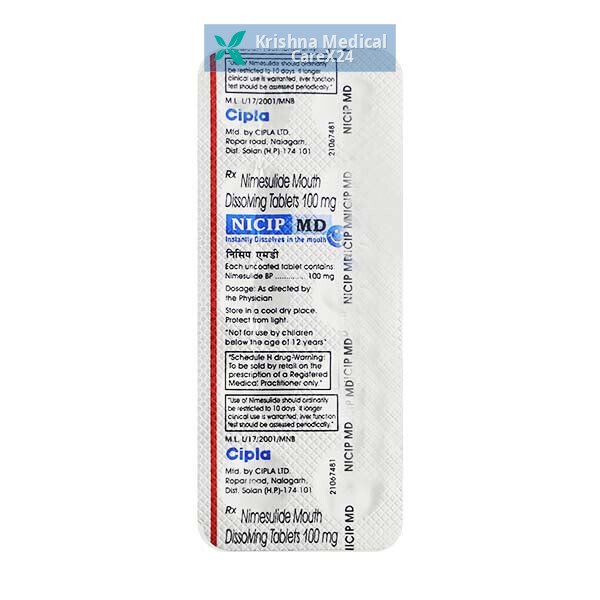 Nicip MD Tablet