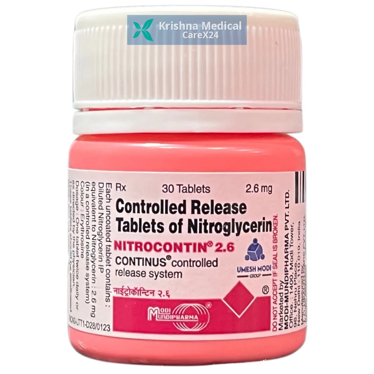Nitrocontin 2.6 Tablet