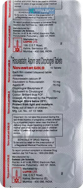 Novastat Gold 10 Tablet