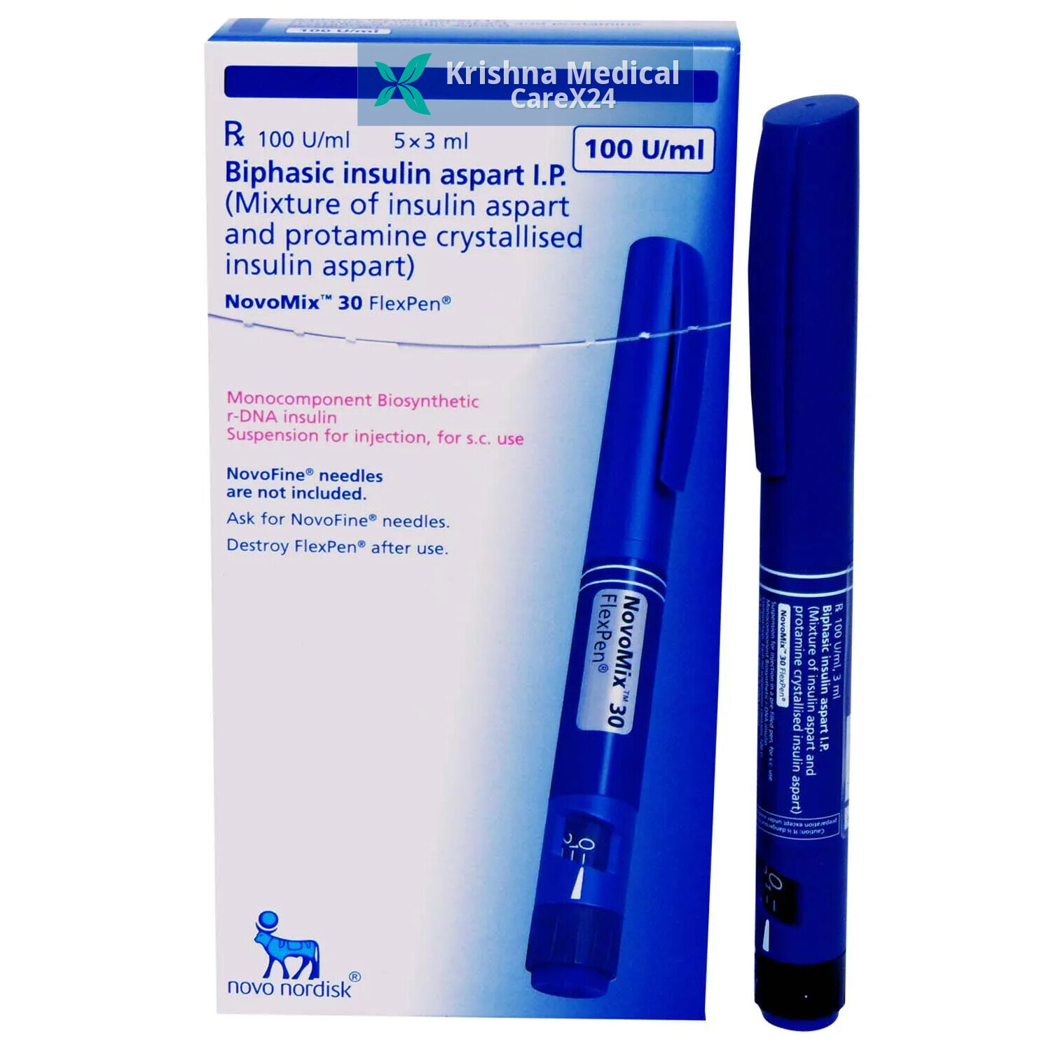 Novomix 30 Flexpen 100iu/ml Injection