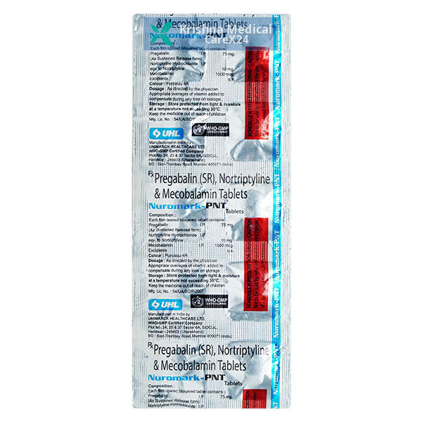 Nuromark Pnt 75mg/10mg Tablet