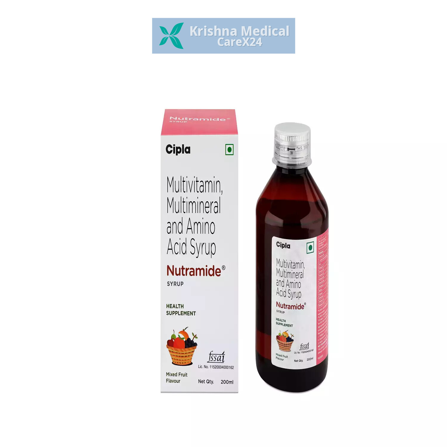 Nutramide Mixed Fruit Syrup