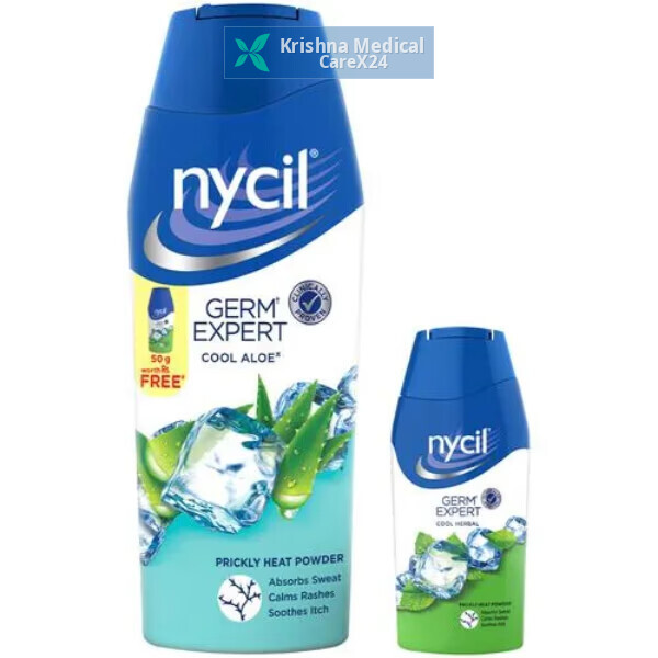 Nycil Cool Aloe Powder (Free Cool Herbal 50Gm)
