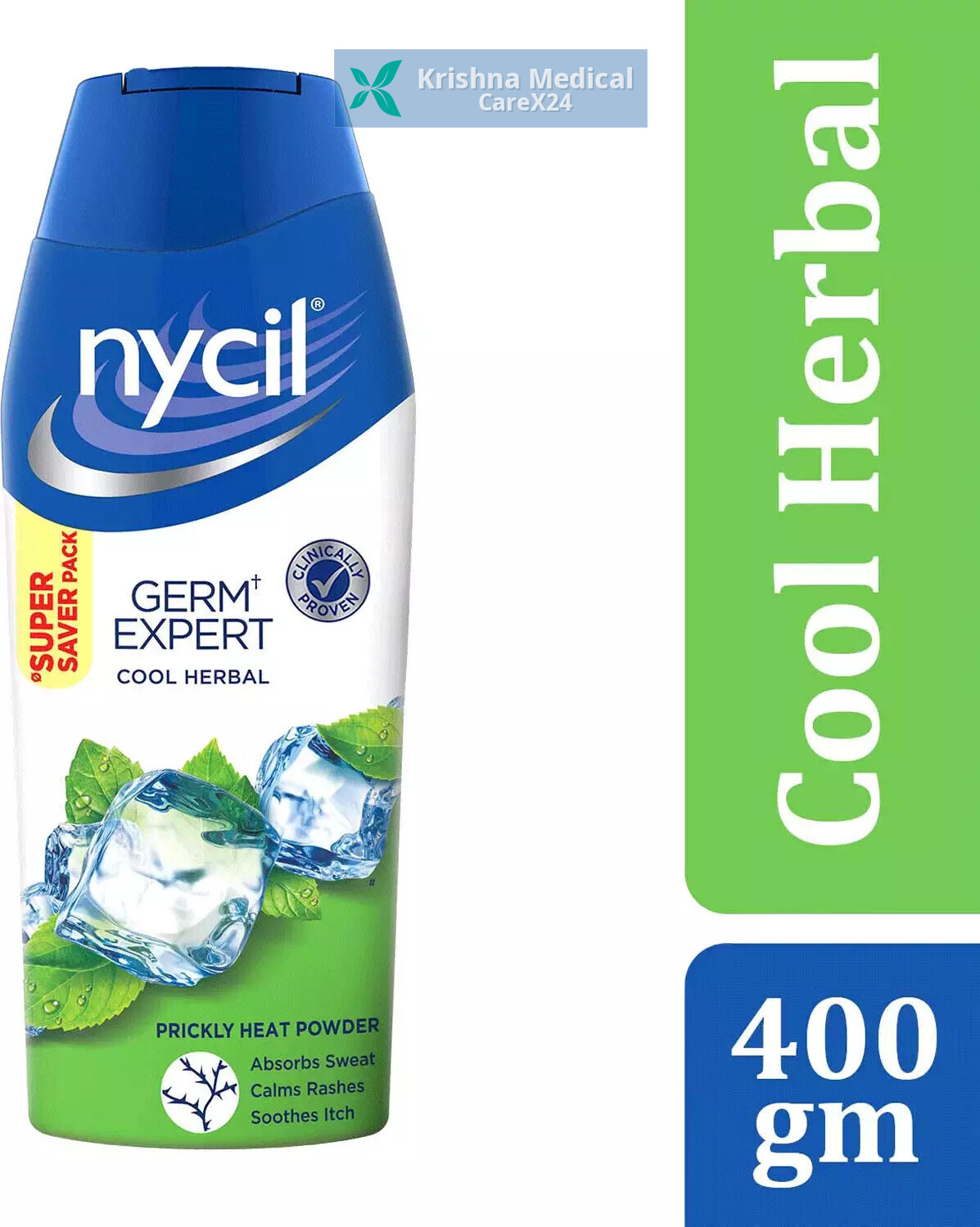 Nycil Germ Expert Cool Herbal Prickly Heat Powder