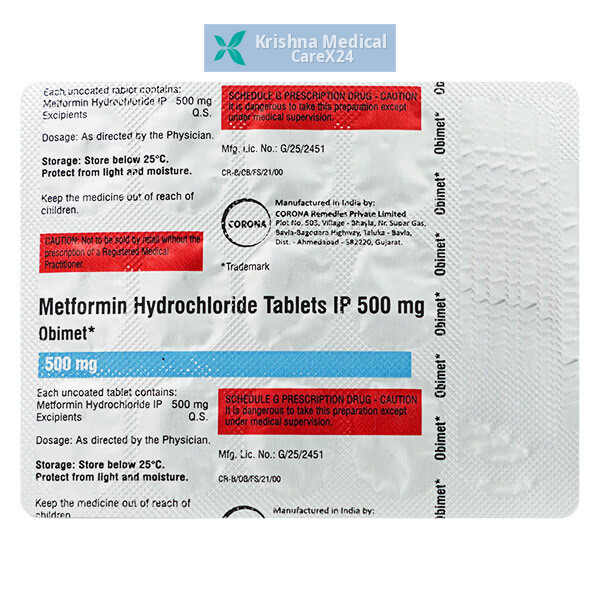Obimet 500 Tablet