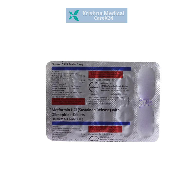 Obimet GX Forte 3 Tablet