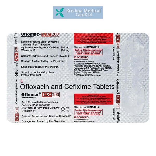 Oflomac CX 200 Tablet