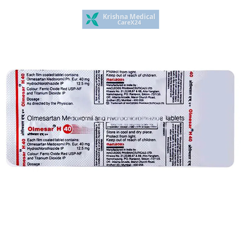 Olmesar H 40 Tablet