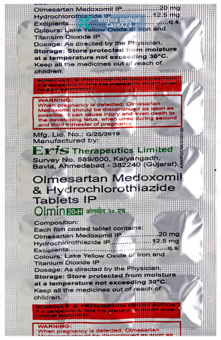Olmin 20 H Tablet