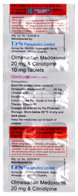 Olmin 20 LN Tablet