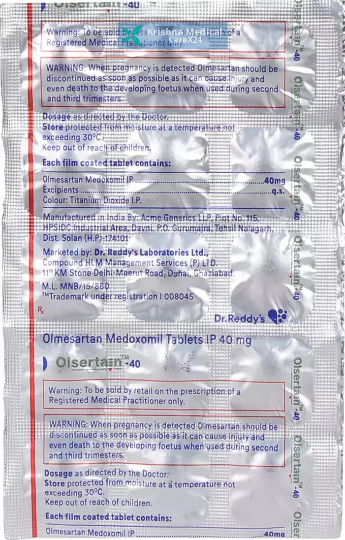 Olsertain 40 Tablet