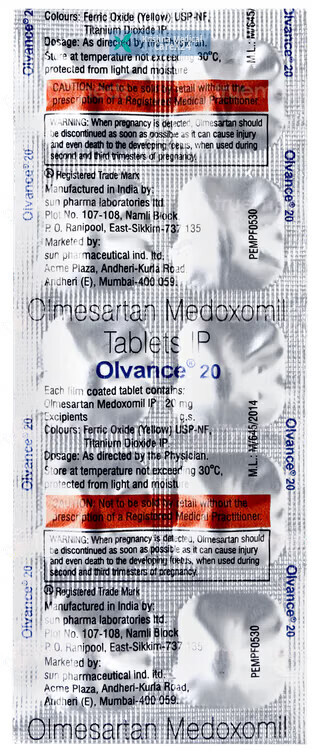 Olvance 20 Tablet