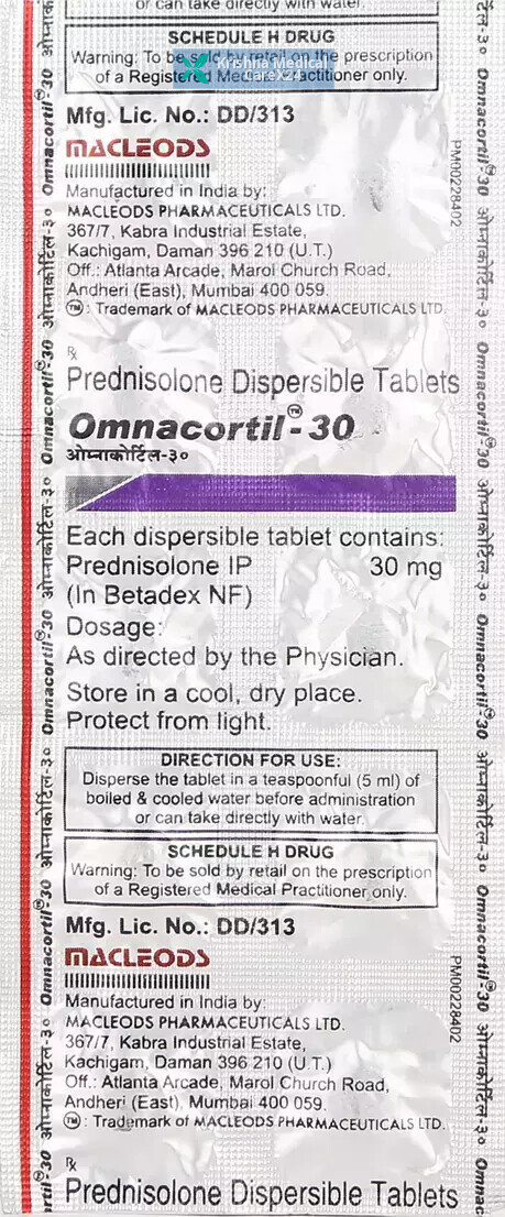 Omnacortil 30 Tablet