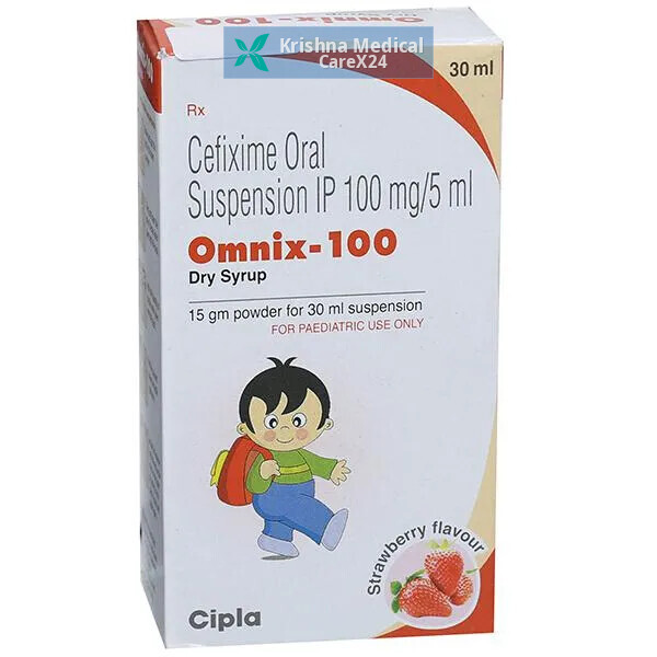 Omnix 100 Strawberry Dry Syrup