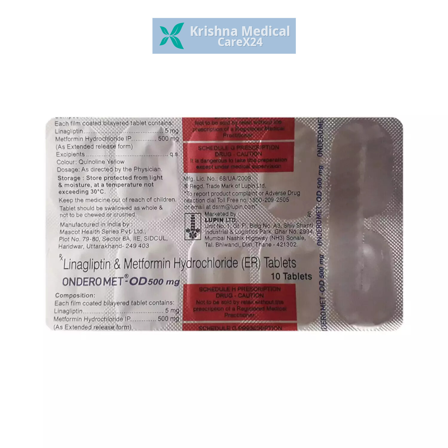 Onderomet OD 500 Tablet