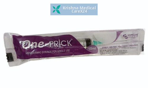 One Prick Disposable Syringe (10ml)