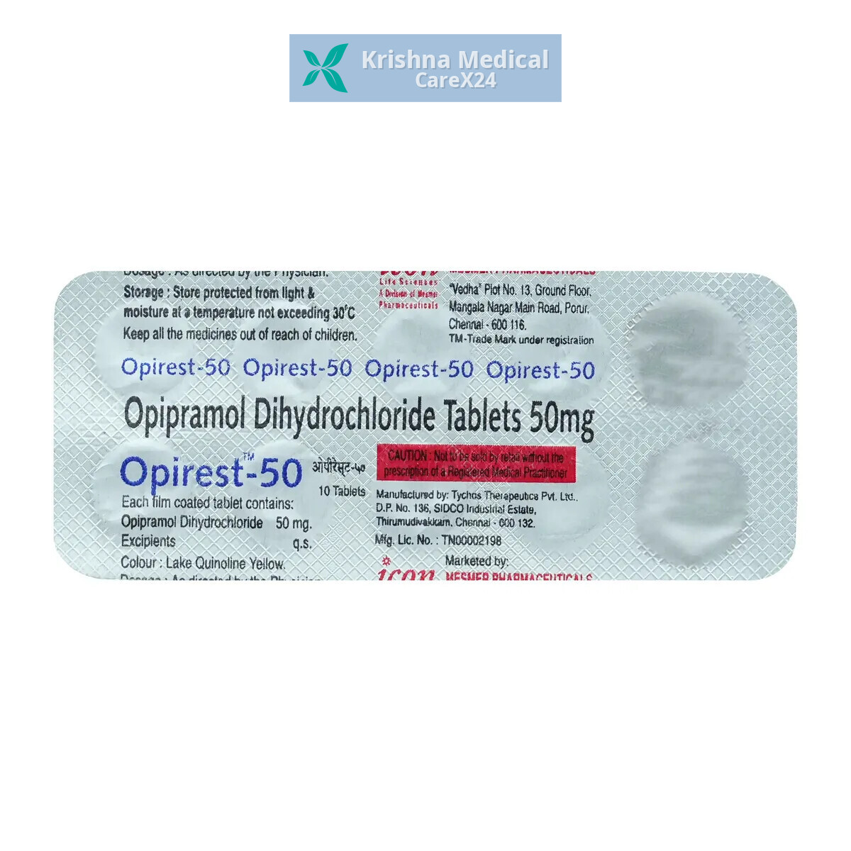 Opirest 50 Tablet