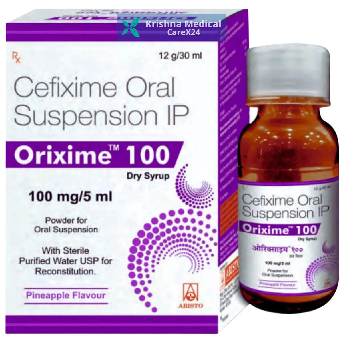 Orixime Pineapple 100 Dry Syrup