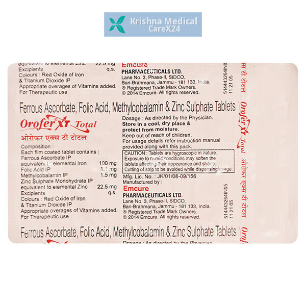 Orofer XT Total Tablet