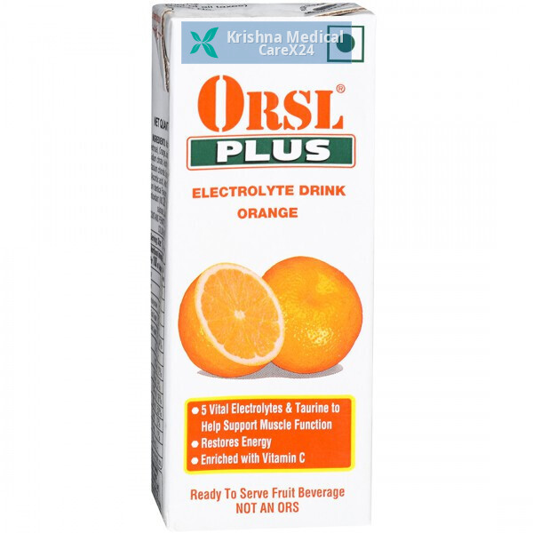 Orsl Plus Orange Energy Drink